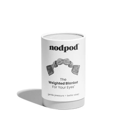 nodpod Weighted Blanket For Your Eyes Sleep Mask Elephant Gray - New