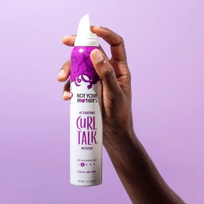 Not Your Mother's Curl Talk Curl Activating Mousse 7oz - Imperfect Container - Image 4