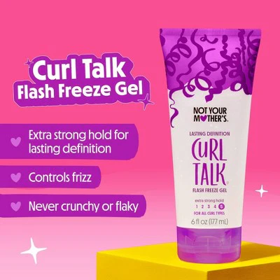 Not Your Mother's Curl Talk Flash Freeze Gel Curl Enhancer 6oz - New - Image 3