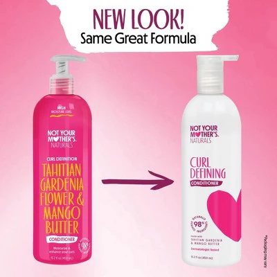 Not Your Mother's Naturals Curl Definition Hair Conditioner Tahitian Gardenia & Mango Butter 15.2 fl oz - New - Image 3