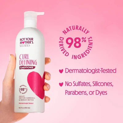 Not Your Mother's Naturals Curl Definition Hair Conditioner Tahitian Gardenia & Mango Butter 15.2 fl oz - New - Image 5
