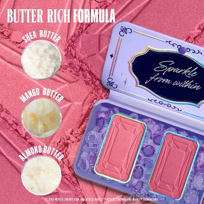 NYX Professional Makeup Bridgerton Royal Blush Buttermelt Blush Palette 1 kit - Imperfect Box - Image 7