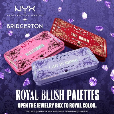 NYX Professional Makeup Bridgerton Royal Blush Buttermelt Blush Palette 1 kit - Imperfect Box - Image 8
