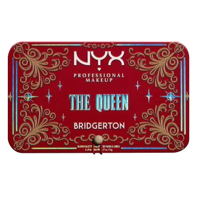 NYX Professional Makeup Bridgerton Royal Blush Buttermelt Blush Palette The Queen - Imperfect Container