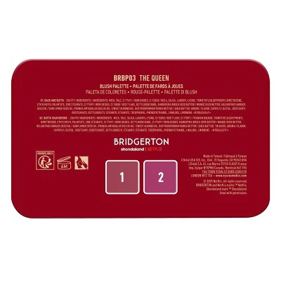 NYX Professional Makeup Bridgerton Royal Blush Buttermelt Blush Palette The Queen - Imperfect Container - Image 10
