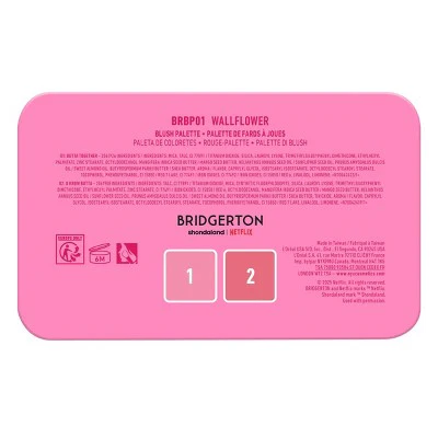 NYX Professional Makeup Bridgerton Royal Blush Buttermelt Blush Palette Wallflower 1 kit - Imperfect Container - Image 10