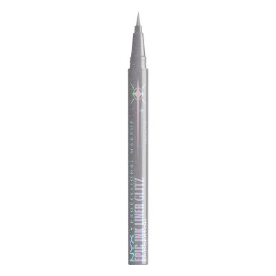 NYX Professional Makeup Bridgerton Royal Epic Ink Glitz Metallic Eyeliner Glitzed In Silver 0.03 fl oz - Imperfect Box - Image 6