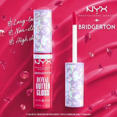 NYX Professional Makeup Bridgerton Royal Treasures Lip Kit 03 2pc - Imperfect Box - Image 5