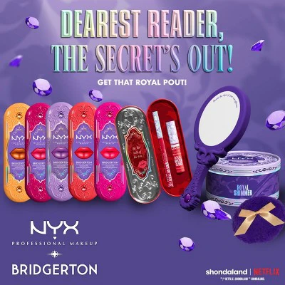 NYX Professional Makeup Bridgerton Royal Treasures Lip Kit 03 2pc - Imperfect Box - Image 7