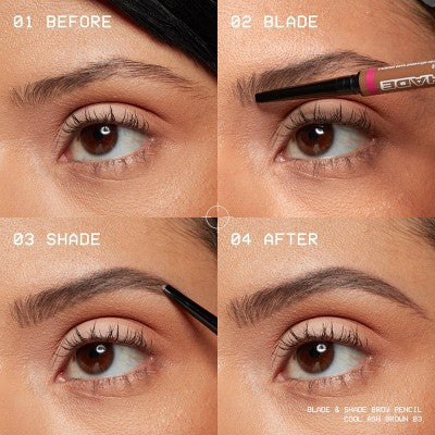 NYX Professional Makeup Brow Blade & Shade Nano Mechanical Brow Pencil Taupe 0.002oz - Imperfect Box - Image 8