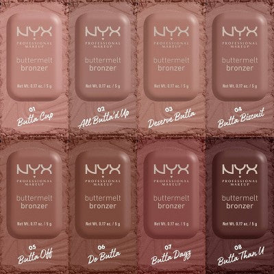 NYX Professional Makeup Buttermelt Bronzer 03 Deserve Butta (Light Medium Neutral) 0.17oz - New - Image 7