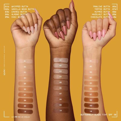NYX Professional Makeup Buttermelt Glaze Skin Tint with SPF 30 Chocolate Butta 1.01 fl oz - Imperfect Container - Image 9