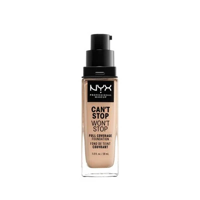 NYX Professional Makeup Can't Stop Won't Stop 24Hr Matte Finish Foundation 06 Vanilla 1 fl oz - New - Image 2