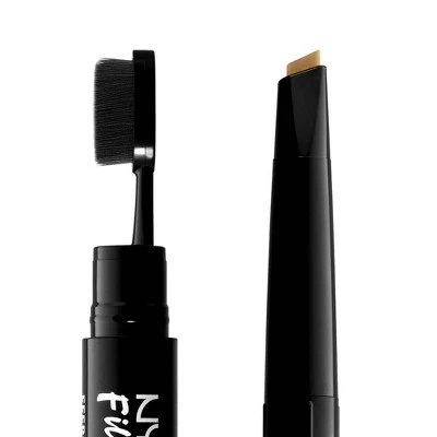 NYX Professional Makeup Fill & Fluff Eyebrow Pomade Pencil Taupe 0.007oz - New - Image 3