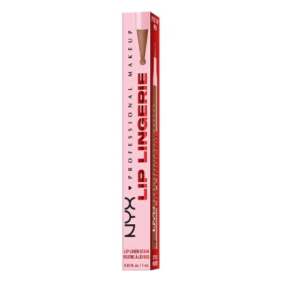 NYX Professional Makeup Lip Lingerie Lip Liner Stain 03 Barely There 0.03 fl oz - Imperfect Box - Image 12