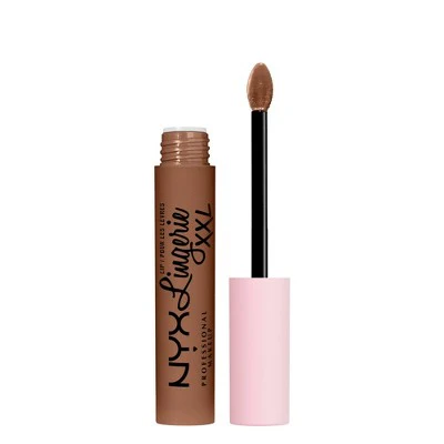 NYX Professional Makeup Lip Lingerie XXL Smooth Matte Liquid Lipstick 29 Hot Caramelo 0.13 fl oz - New