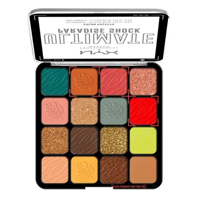 NYX Professional Makeup Ultimate Eyeshadow Palette Paradise Shock 0.32oz - New - Image 2