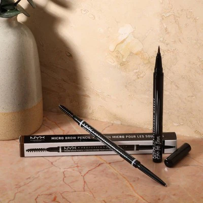 NYX Professional Makeup Vegan Micro Eyebrow Pencil 05 Ash Brown 0.003oz - Imperfect Box - Image 7