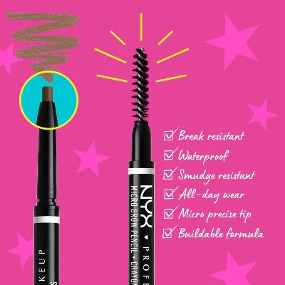 NYX Professional Makeup Vegan Micro Eyebrow Pencil 07 Espresso 0.003oz - Imperfect Box - Image 3