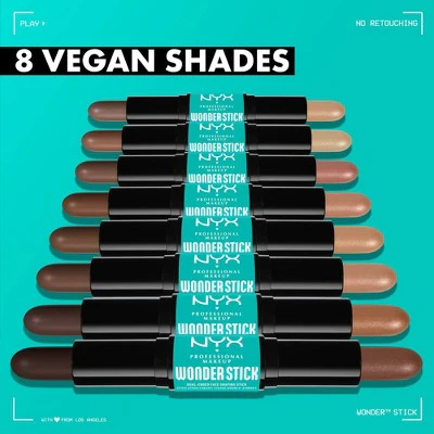 NYX Professional Makeup Wonder Stick 2-in-1 Highlight & Contour 02 Universal Light 0.28oz - New - Image 10