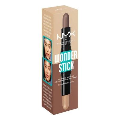 NYX Professional Makeup Wonder Stick 2-in-1 Highlight & Contour 02 Universal Light 0.28oz - New - Image 9