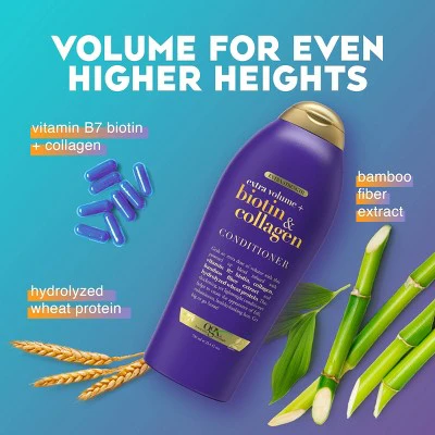 OGX Extra Strength Biotin and Collagen Conditioner  25.4 fl oz - New - Image 3