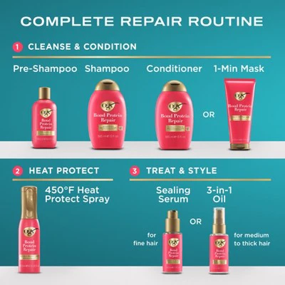 OGX Repair & Protect Bond Protein Repair 6.7 fl. oz - Imperfect Container - Image 7
