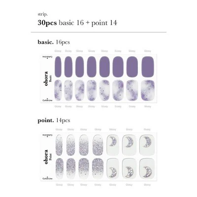Ohora Gel Nail Design Line Goblin Moon 30ct - New - Image 4