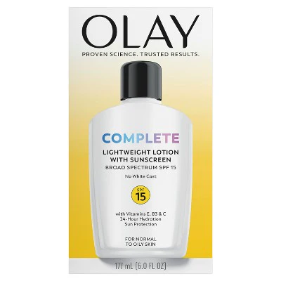 Olay Complete Lotion Moisturizer SPF 15 6 fl oz - Missing Box - Image 2