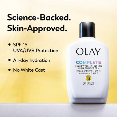 Olay Complete Lotion Moisturizer SPF 15 6 fl oz - Missing Box - Image 4