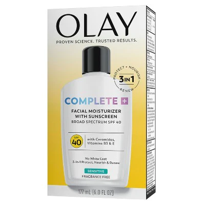 Olay Complete Plus Face Lotion with Sunscreen SPF 40 6 fl oz - Imperfect Box - Image 13