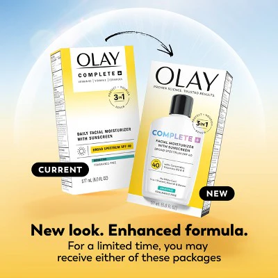 Olay Complete Plus Face Lotion with Sunscreen SPF 40 6 fl oz - Imperfect Box - Image 17