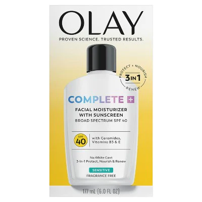 Olay Complete Plus Face Lotion with Sunscreen SPF 40 6 fl oz - Imperfect Box - Image 2