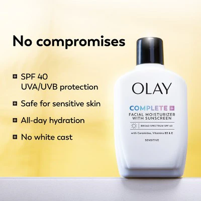Olay Complete Plus Face Lotion with Sunscreen SPF 40 6 fl oz - Imperfect Box - Image 4