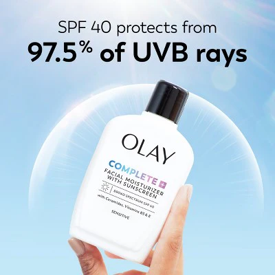 Olay Complete Plus Face Lotion with Sunscreen SPF 40 6 fl oz - Imperfect Box - Image 7