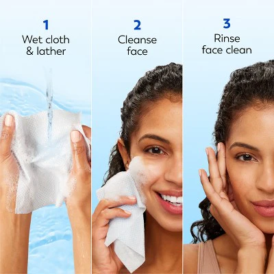 Olay Daily Facials Face Cleansing Wipes Makeup Remover Unscented 66ct - Imperfect Box - Image 9