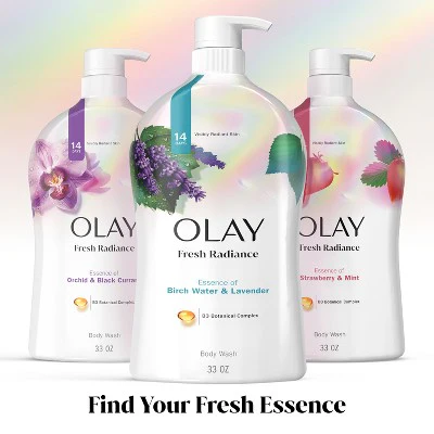 Olay Fresh Outlast Body Wash Birch Water & Lavender 33 fl oz - New - Image 9