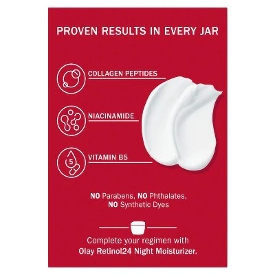 Olay Regenerist Face Moisturizer Collagen Peptide 24 Cream 1.7oz. - Imperfect Box - Image 15