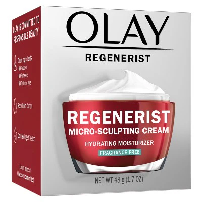 Olay Regenerist Face Moisturizer Micro-Sculpting Cream Fragrance Free 1.7oz - Missing Box - Image 11
