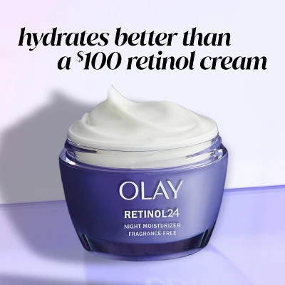 Olay Regenerist Retinol 24 Night Face Cream Moisturizer 1.7oz - Imperfect Box - Image 8