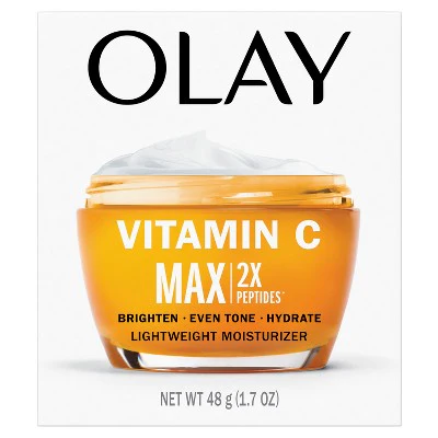 Olay Regenerist Vitamin C + Peptide 24 MAX Face Moisturizer 1.7oz - Imperfect Box - Image 12