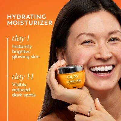 Olay Regenerist Vitamin C + Peptide 24 MAX Face Moisturizer 1.7oz - Imperfect Box - Image 2