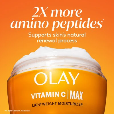 Olay Regenerist Vitamin C + Peptide 24 MAX Face Moisturizer 1.7oz - Imperfect Box - Image 8