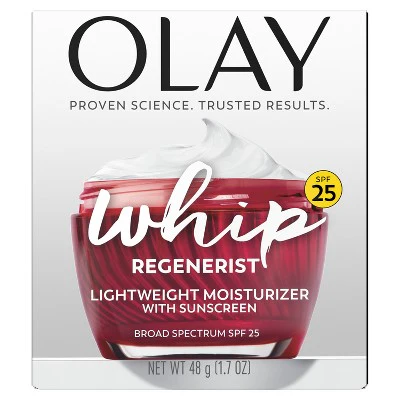 Olay Regenerist Whip Face Moisturizer SPF 25 1.7oz - Imperfect Box - Image 10
