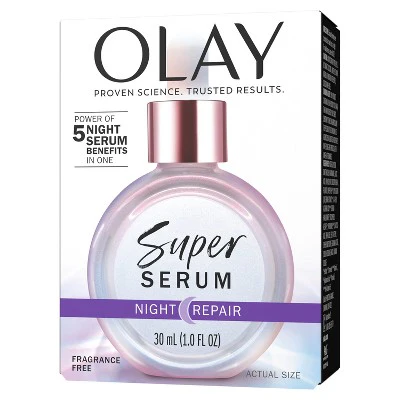 Olay Super Face Night Serum with Vitamin C 1 fl oz - Imperfect Box - Image 11