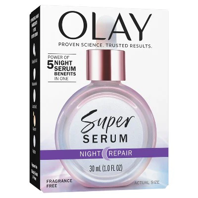 Olay Super Face Night Serum with Vitamin C 1 fl oz - Imperfect Box - Image 12