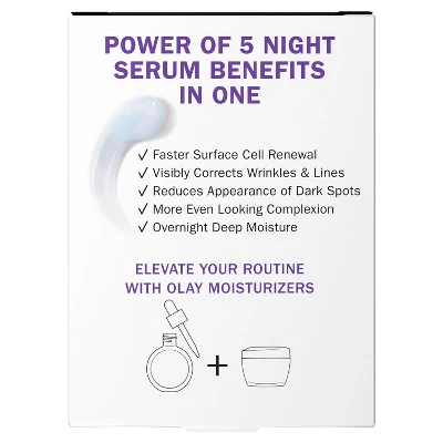 Olay Super Face Night Serum with Vitamin C 1 fl oz - Imperfect Box - Image 15