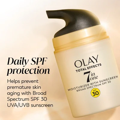 Olay Total Effects Face Moisturizer SPF 30 1.7 fl oz - New - Image 3