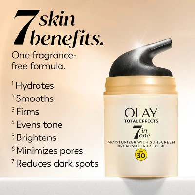 Olay Total Effects Face Moisturizer SPF 30 1.7 fl oz - New - Image 5