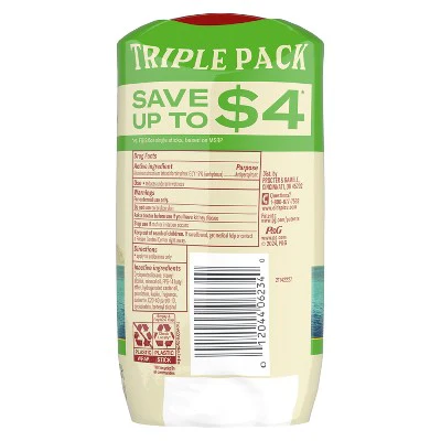 Old Spice Men's Antiperspirant & Deodorant Fiji with Palm Tree 2.6oz/3pk - New - Image 10